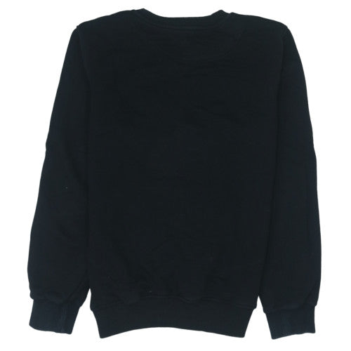 Kenzo Men's Black XL Embroidered Tiger Crew Neck Sweatshirt