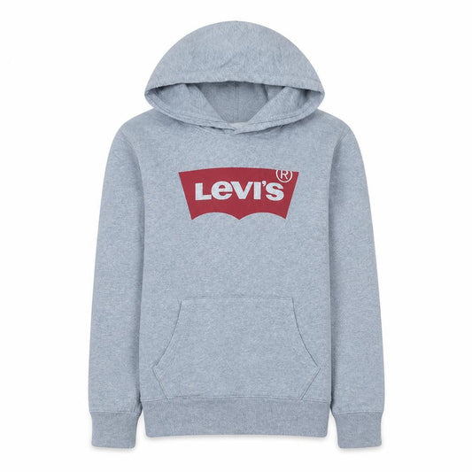 Levi's Men's Grey XS Pullover Hoodie with Logo Front