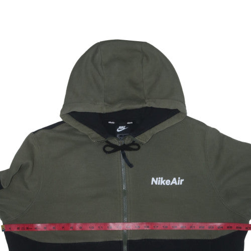 Nike Men’s Green Full Zip Hoodie XL Hooded Sweatshirt