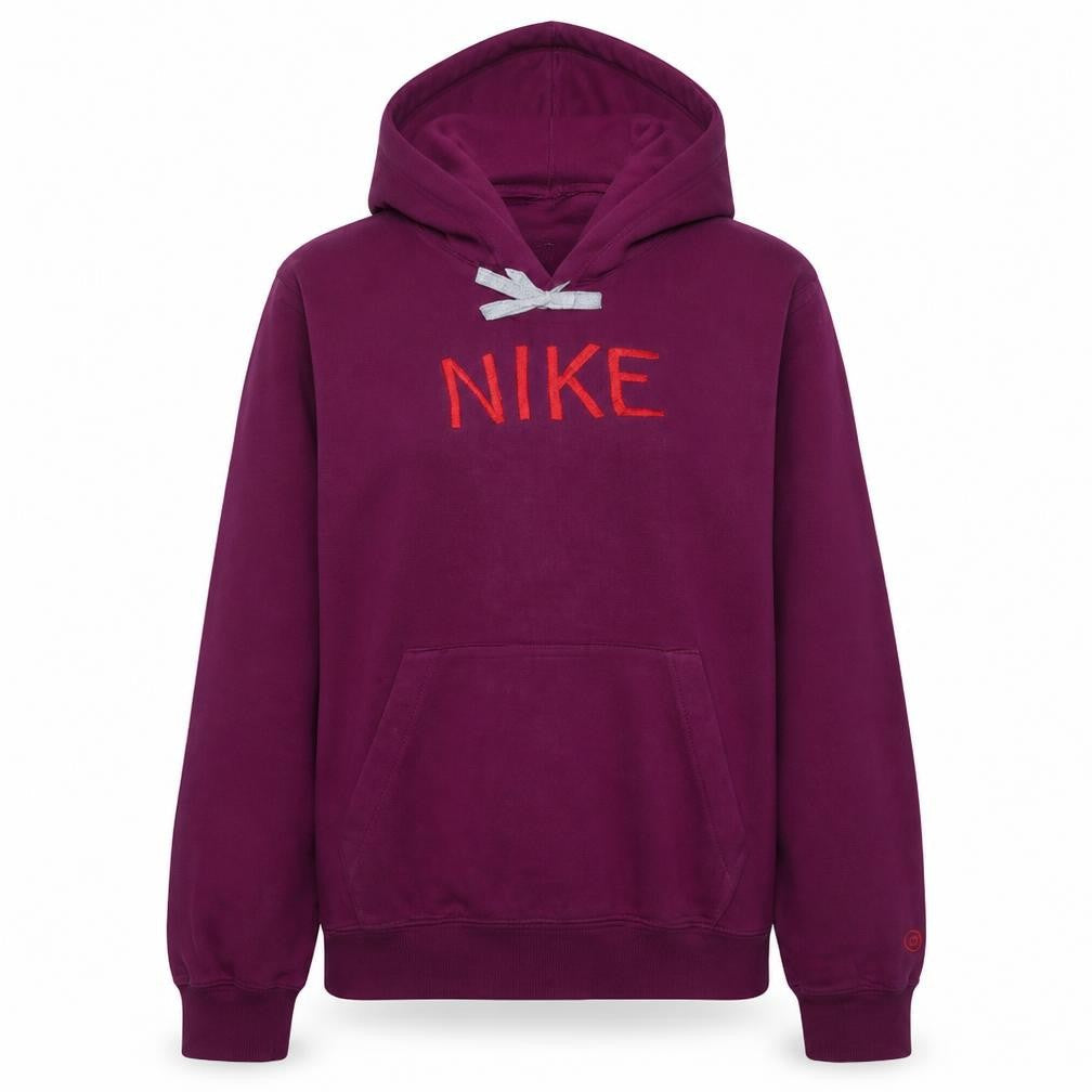 Nike Women’s Purple Pullover Hoodie Medium Logo Graphic Sweatshirt