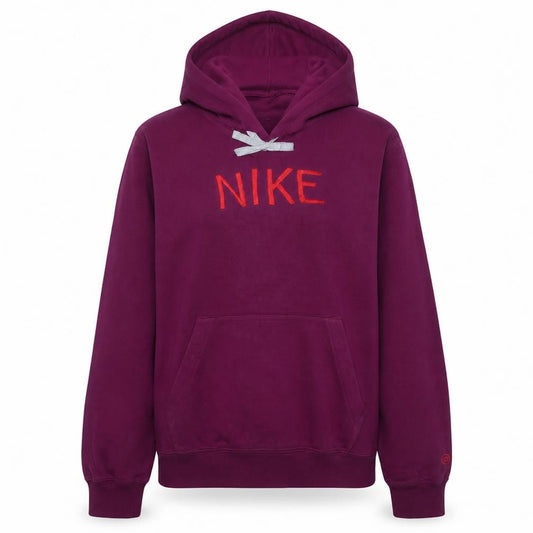 Nike Women’s Purple Pullover Hoodie Medium Logo Graphic Sweatshirt
