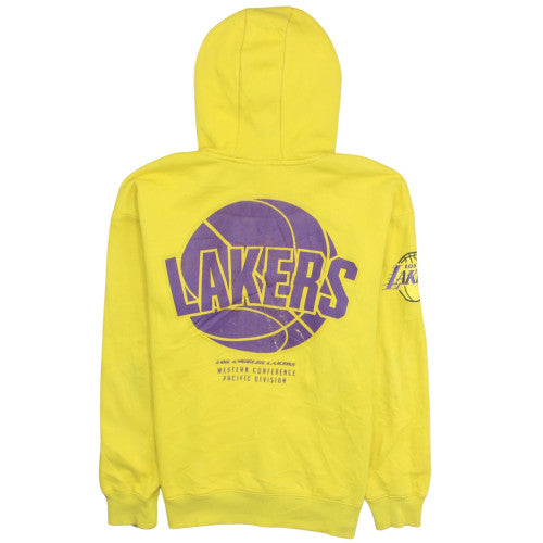 Primark NBA Men’s Yellow Lakers Pullover Hoodie L Long Sleeve