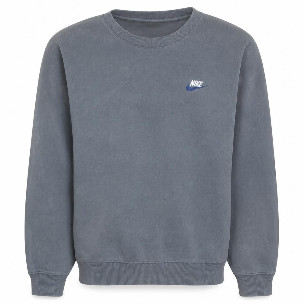 Nike Men's Grey Pullover Crew Neck Sweatshirt M Regular Fit
