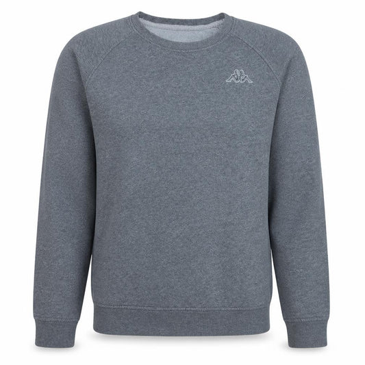 Kappa Mens Grey Medium Crew Neck Pullover Sweatshirt