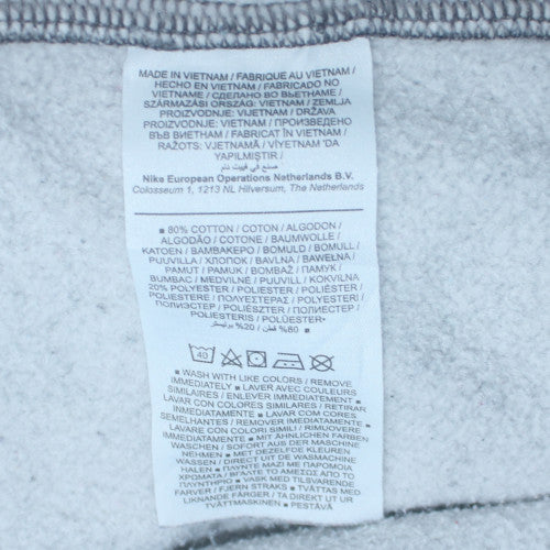 Nike Men's Grey 4XL Crew Neck Pullover Sweatshirt