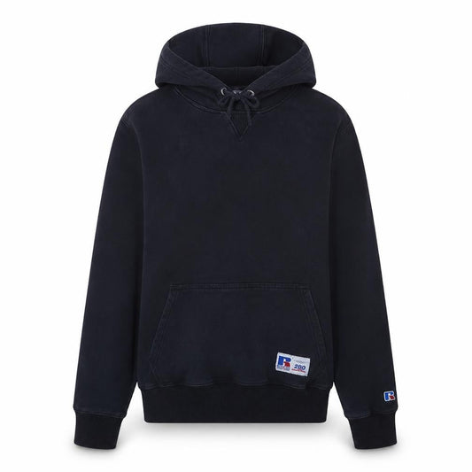 Russell Athletic Mens Black S Pullover Hoodie Fleece Logo