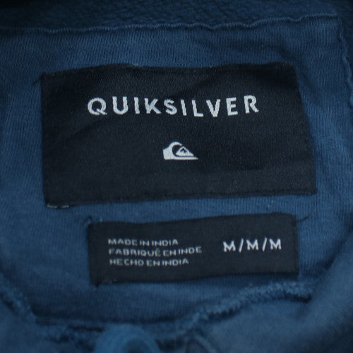 Quiksilver Men's Blue Graphic Pullover Hoodie Size M