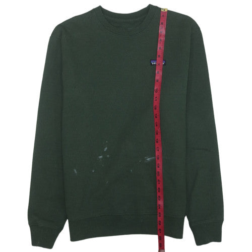Patagonia Men's Green Regular Fit Crew Neck Sweatshirt M
