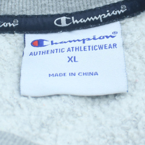 Champion Men's Grey XL Crew Neck Pullover Sweatshirt