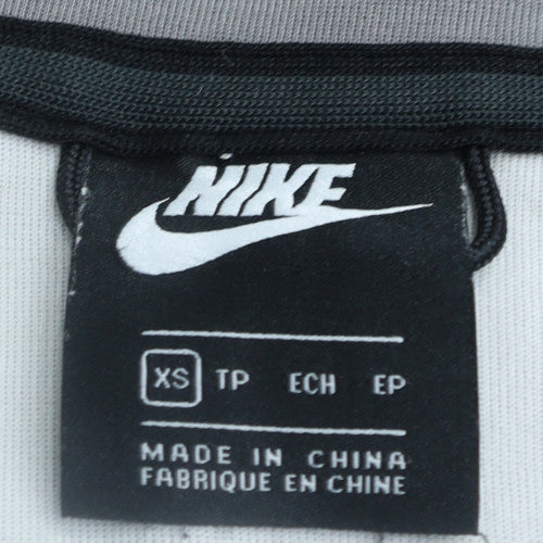 Nike Men's Grey XS Full Zip Sports Hoodie