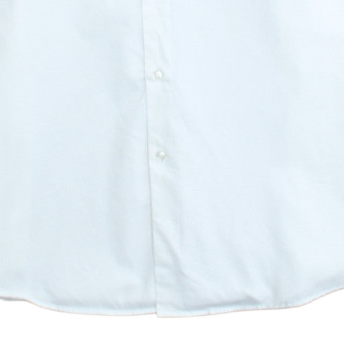 Hugo Boss Men's White Regular Fit Easy Iron Button-Up Shirt L