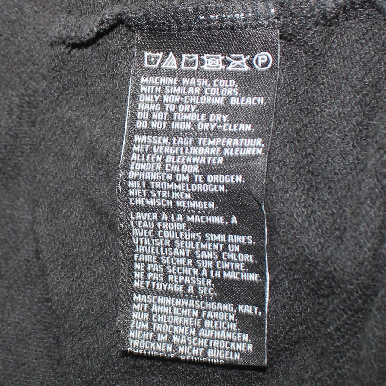 Harley-Davidson Men’s Black Full Zip Hooded Leather & Cotton XL Hoodie