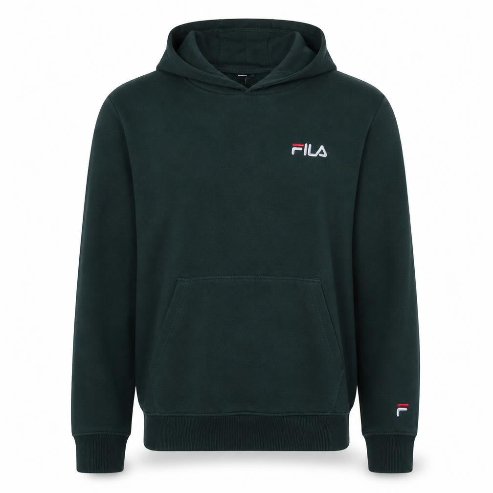 Fila Men's Green Pullover Hoodie Sweatshirt Size M