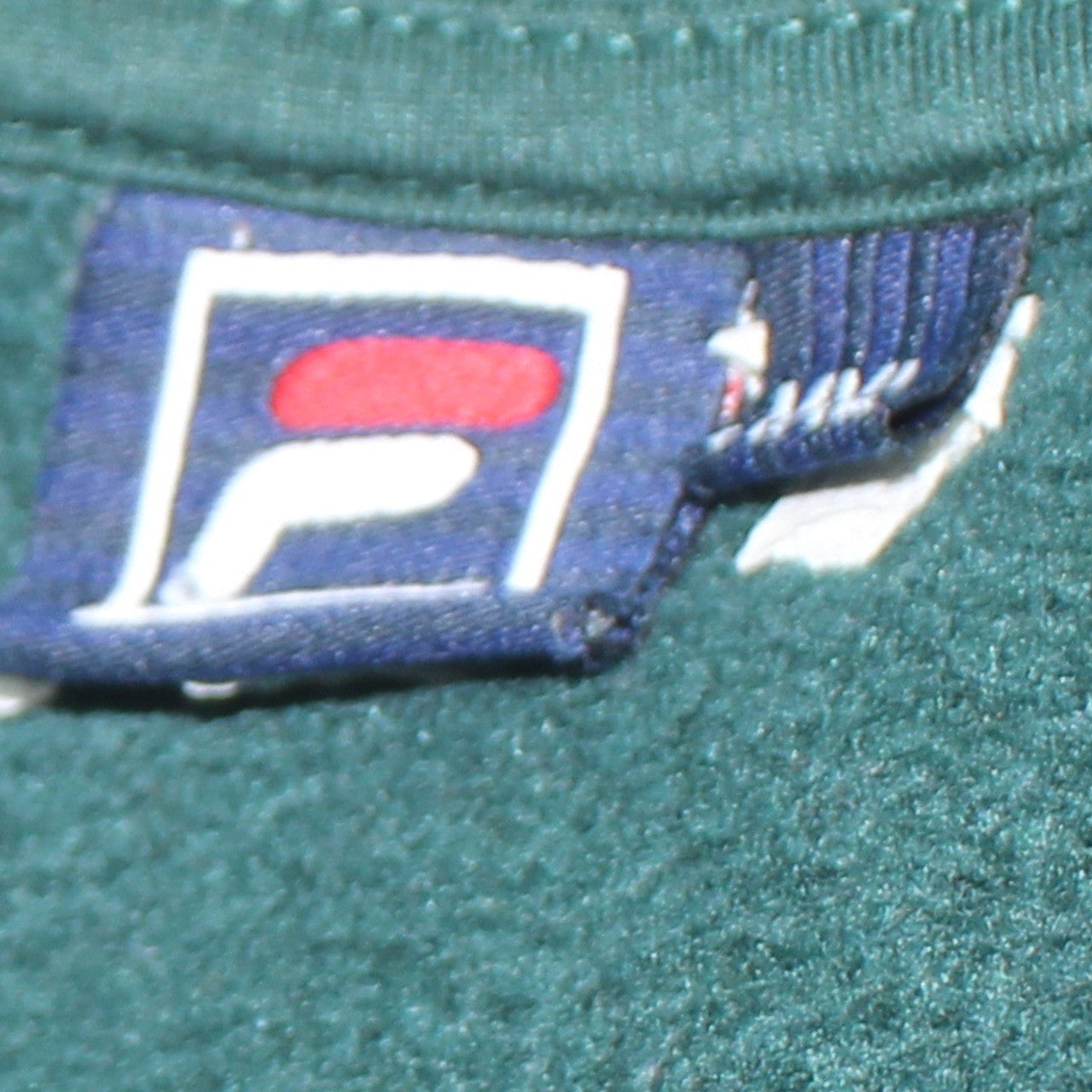 Fila Men's Green Pullover Hoodie Sweatshirt Size M