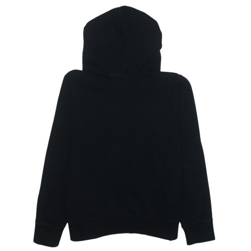 Adidas Mens Black Pullover Hoodie M Sports Graphic Logo Sweatshirt