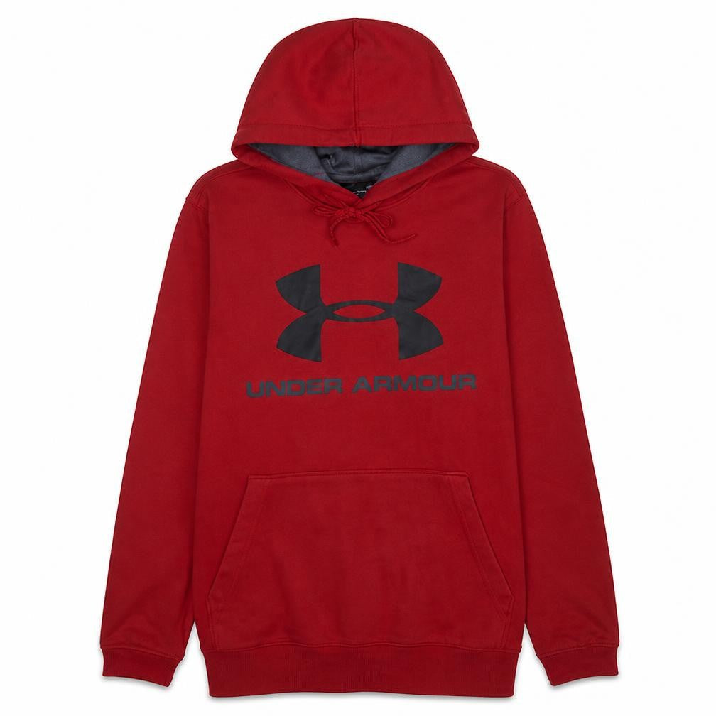 Under Armour Men’s Red Pullover Hoodie M Athletic Fit
