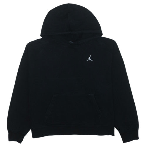 Jordan Women Black Loose Fit Pullover Hoodie Size M