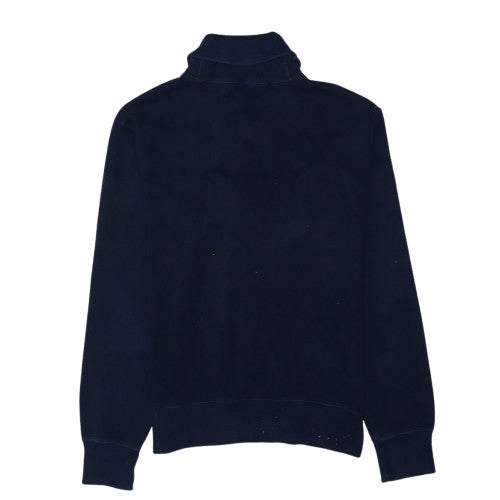 Polo Ralph Lauren Men's Navy Cotton Henley Sweatshirt M