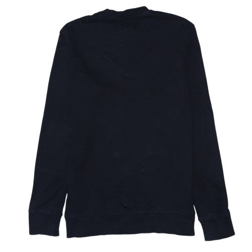 Champion Men's Black S Crew Neck Pullover Sweatshirt Small Logo