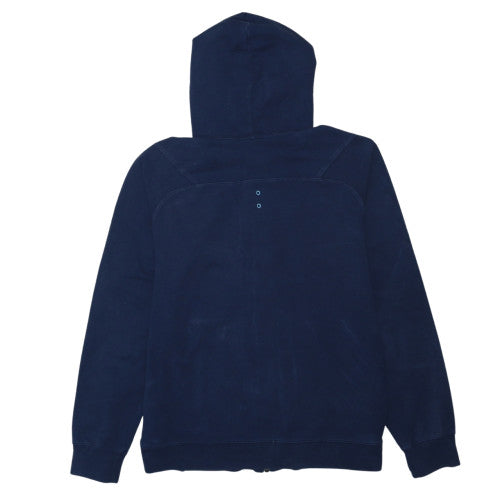 Nike Men's Blue Full Zip Dri-Fit Sports Hoodie Size M