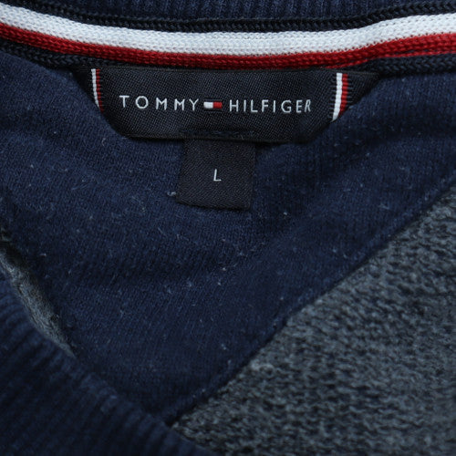 Tommy Hilfiger Men's Blue Full Zip Sweatshirt L Regular Fit