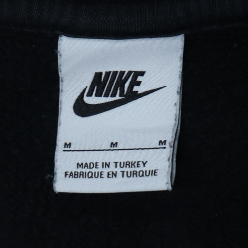 Nike Men's Black Full Zip Hoodie Fleece M Regular Fit