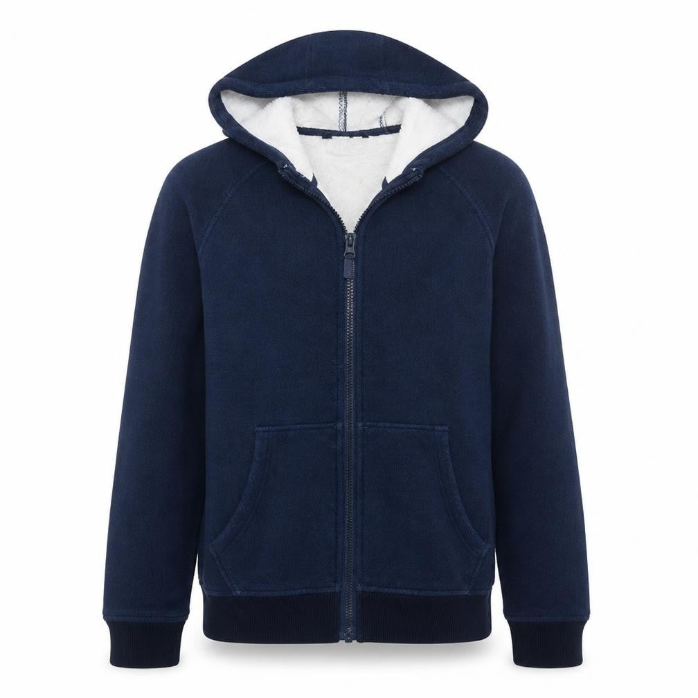 Gymshark Mens Blue Full Zip Hoodie M Hooded Fleece Sweatshirt