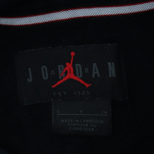 Jordan Men’s Black Pullover Hoodie Small Regular Fit Fleece