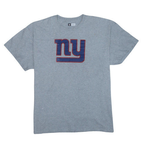 NFL Team Apparel Men's Grey NY Giants XL T-Shirt Classic Crew Neck