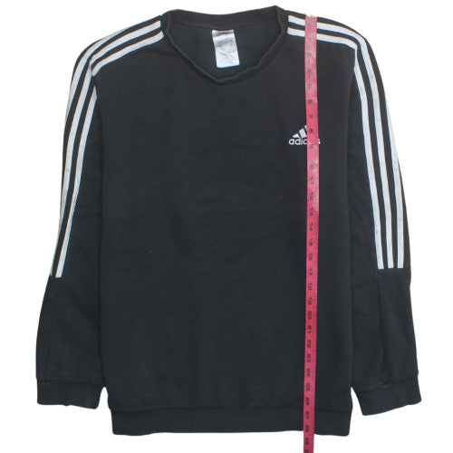 Adidas Mens Black XL Pullover Sweatshirt Crew Neck Sportswear