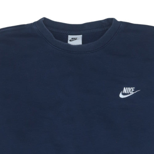 Nike Men's Blue Crew Neck Pullover Sweatshirt L Regular Fit