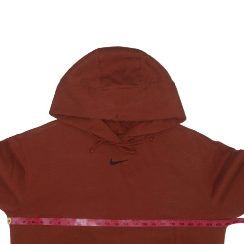 Nike Men's Brown Pullover Hoodie Small Logo Sweatshirt