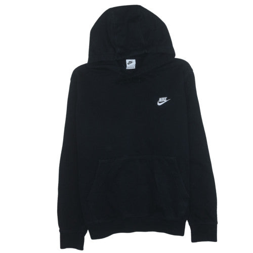 Nike Men's Black Pullover Hoodie L Logo Fleece Sportswear