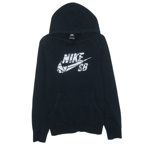 Nike SB Men's Black Pullover Hoodie M Fleece Lined Graphic Print