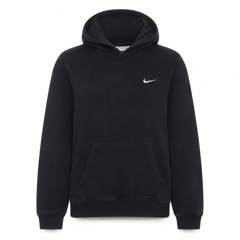 Nike Women Black L Pullover Hoodie Cotton Blend Fleece