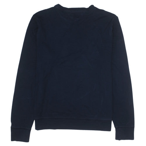Tommy Hilfiger Men's Blue Logo Pullover Sweatshirt L Regular