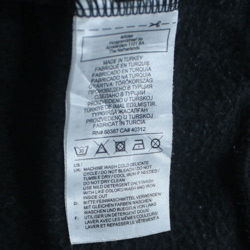 Adidas Women Black Hoodie UK 18 Relaxed Fit Pullover Sweatshirt