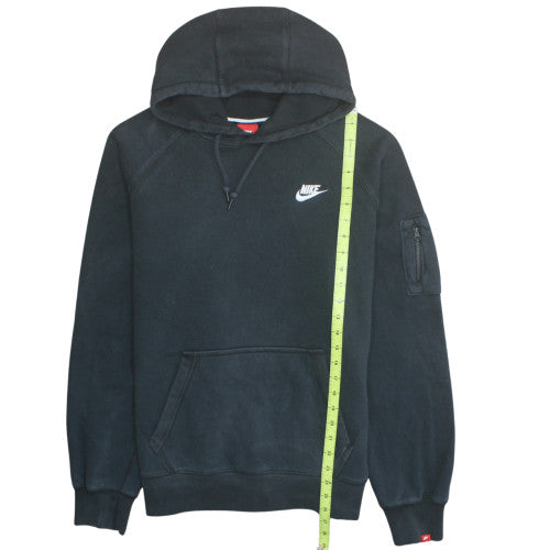 Nike Men's Black M Pullover Hoodie Fleece Logo Sweatshirt