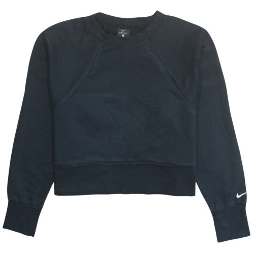 Nike Women's Black Dri-FIT Crew Neck Pullover Sweatshirt Size S