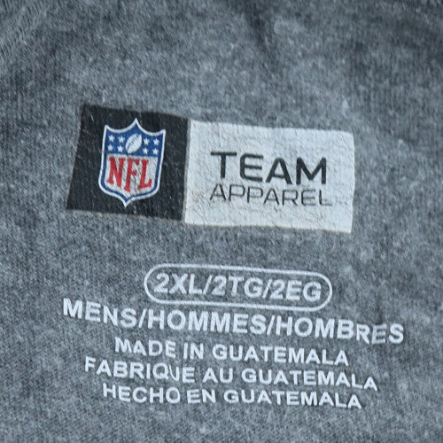 NFL Team Apparel Mens Grey Buffalo Bills 2XL Graphic T-Shirt