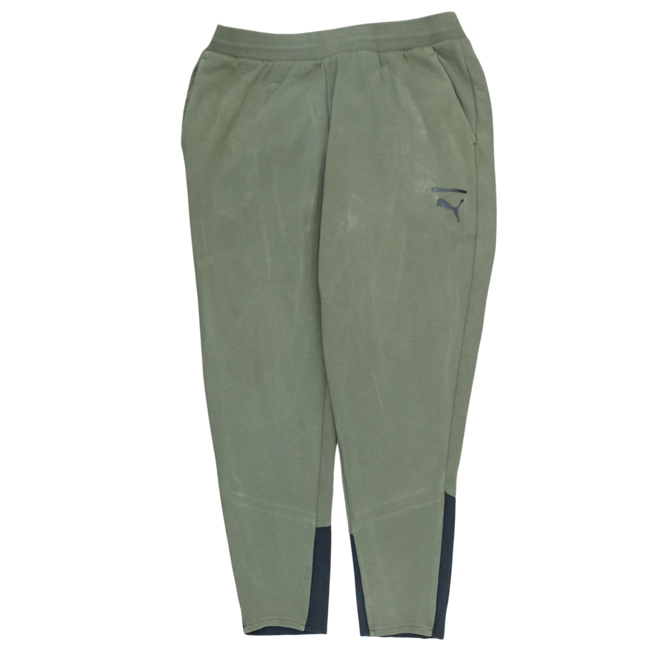 Puma Men's Green XL Jogger Trousers Regular Fit Activewear Pants