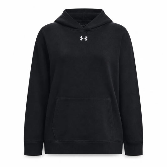 Under Armour Womens Black Pullover Hoodie Size L Loose Fit ColdGear
