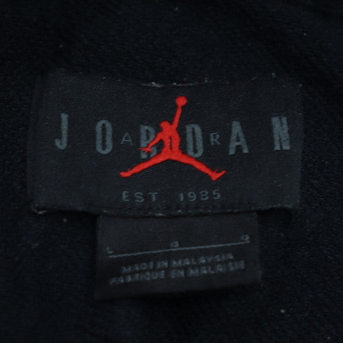 Jordan Men's Black Sleeveless Pullover Hoodie Size L Sports Style