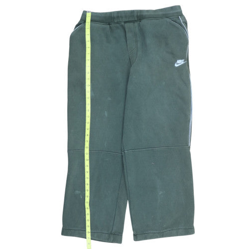 Nike Men's Green XL Fleece Sweatpants with Logo