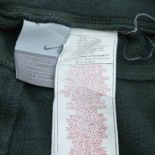Nike Men's Green XL Fleece Sweatpants with Logo