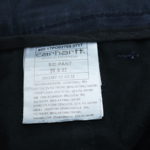 Carhartt WIP Men's Blue Slim Fit Sid Chino Trousers 28x32