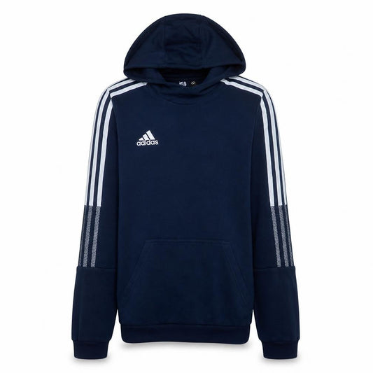 Adidas Men's Blue Pullover Hoodie Size S Sports Fleece