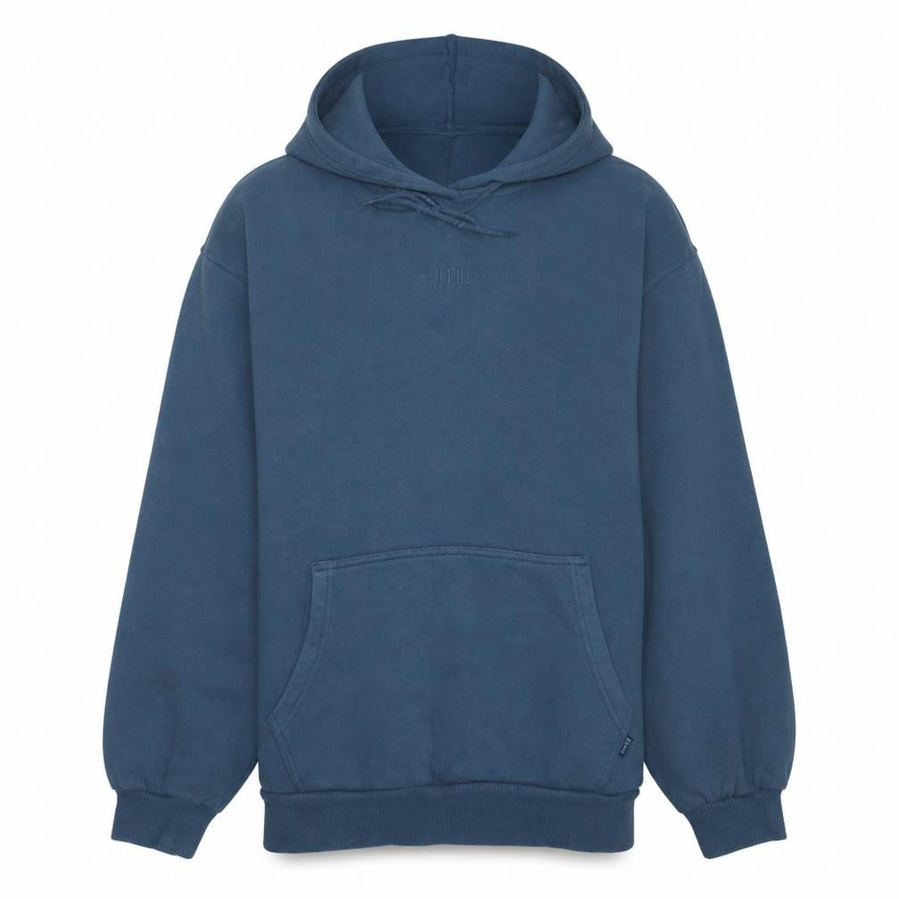Diesel Mens Blue Pullover Hoodie M Cotton Blend Fleece
