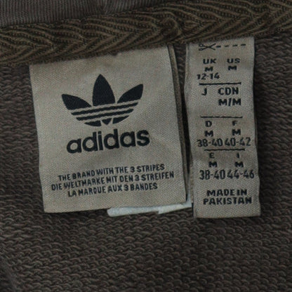 Additional view of Adidas Women Grey Trefoil Logo Pullover Hoodie, size M