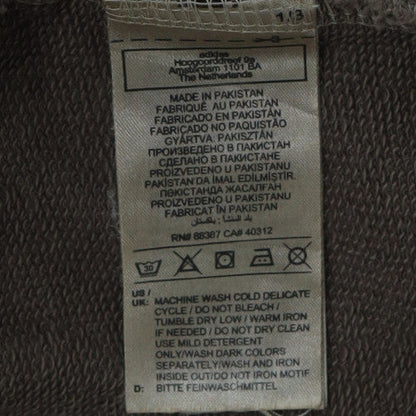 Additional view of Adidas Women Grey Trefoil Logo Pullover Hoodie, size M